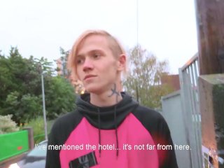 BigStr - He Invites A Blonde Twink Inside His Home To Make Him Feel More Comfortable With Him