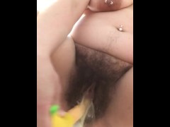 Pissing and farting on my toy