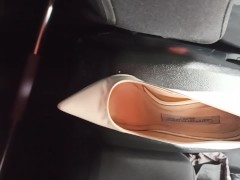 Very much filled with cum sexy stepsister heels