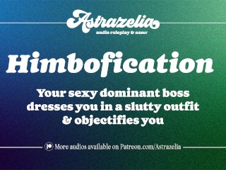 Himbofication [gentle Femdom ASMR] [light Feminisation] [fellation] [cowgirl]