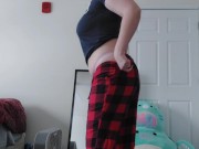 Preview 3 of Teen Strip Tease in Pajamas