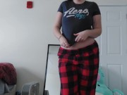 Preview 5 of Teen Strip Tease in Pajamas