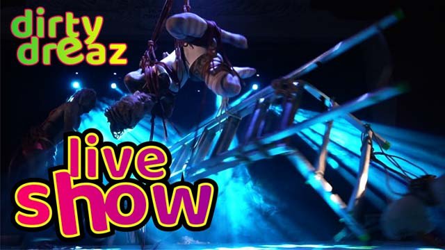 Watch Bondage Video:Intense shibari LIVE show with Anuskatzz and Lily Lu from Z-filmz - Dirty Dreaz extrem BDSM bondage