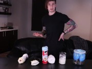 Preview 1 of How to make a Homemade fleshlight 6 different ways