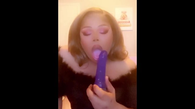 Practicing my deepthroat