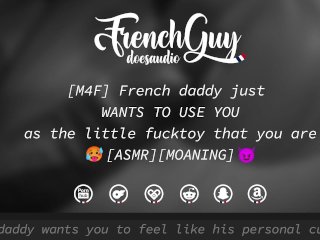 french accent, mdom, male moaning, rough sex