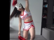 Preview 1 of Cheerleader sucks Basketball players dick