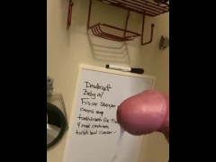 Jerking Off In Bathroom While Family Members In Other Room! 🤫🍆💦