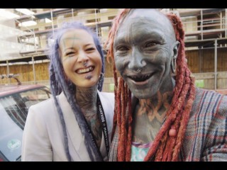 Behinde the scene XBIZ awards Berlin – Anuskatzz and Lily lu visit the show and enjoy the adult time