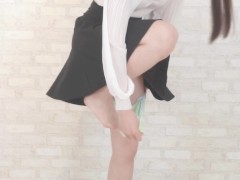 女子大生まな　透けた緑色のパンティーを紹介　200 - Screenshot 4 of 16 - Japanese Youtuber