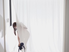 女子大生まな　影絵で着替えたら裸が丸見え　251 - Screenshot 11 of 16 - 日本人