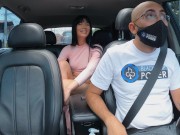 Preview 1 of RUNGOODGIRLS- THE DRIVER IS INTIMIDATED WHEN I CHANGE MY CLOTHES (YENIFER CHACON) -SHORT