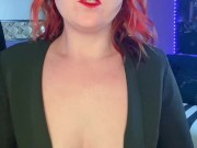 Preview 6 of Sexy Redhead teases you with perky tits.