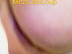 MissLexiLoup ass fucking anal driving exit screwing butthole orgasms 101