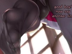 Endurance test with Hu Tao Anime JOI(femdom, feet, edging, humiliation, enduracne challenge)