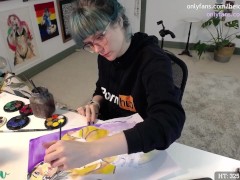Painting AshleyTea