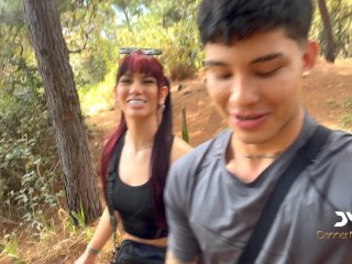 Outdoor Sex Adventure - Hot Climbing on the Hill - Danner Mendez & Yenifer Chacon screenshot number 0