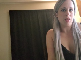 Horny Step Mom MILF Sucks that Cock Dry POV