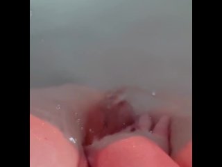 solo girl, female orgasm, bath, bathtub masturbation