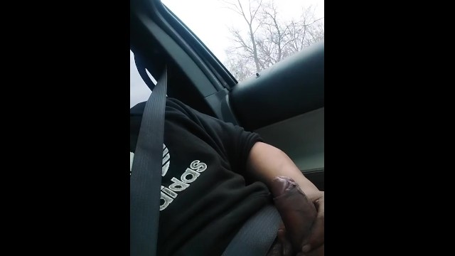 Grabbing Dick While Driving