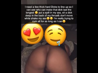 Try not to Nut🤤 let me Shake my Ass on a Thick Dick