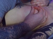 Preview 4 of licked the pussy of a slut in fishnet pantyhose - Sunako_Kirishiki