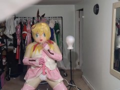 Kigurumi PVC Cosplay Miku Breathplay and Vibrator