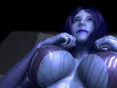 Sex with Cortana on the Bed | Halo 3D Porn Parody