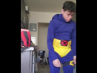 Cyclops Cosplay to Naked Hunky Maolo Jerk!