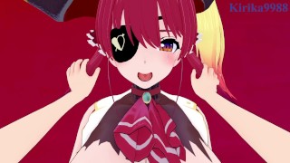 I Have Passionate Sex With Houshou Marine At A Love Hotel Hololive Vtuber POV Hentai