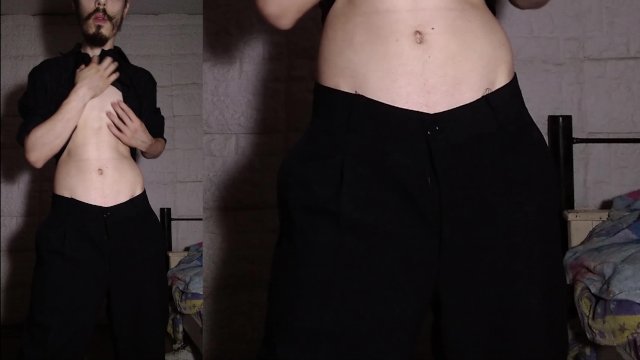 Skinny Boy Stripping then Oiling and Jerking Off - HUGE cumshot FULL VIDEO