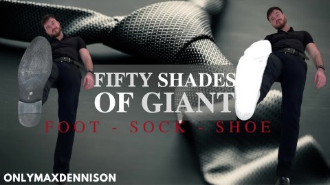 Macrophilia - fifty shades of giant foot sock shoe