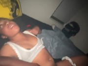 Preview 2 of Fucked my Fit Babe 2h before the 🛩 I leave her with Creampie. POV bbc