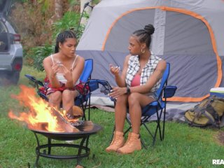 Reality Kings - Maya Farrell Shows Sarai Minx How Amazing Is To Camp In The Wood Before Fucking Her