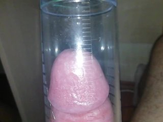 adult toys, penis pump, solo male, asian