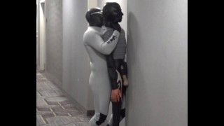 enemy agent humping a dummy in hotel hall