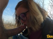 Preview 3 of cutie in a leather jacket has hard anal sex on a scooter to wash her face with cum