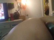 Preview 3 of Slut takes Coke bottle in her Ass