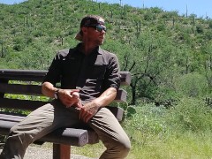 Busting a nut outdoors during my lunch break