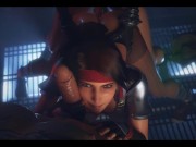 Preview 1 of 3D Compilation: Final Fantasy Tifa Anal Fucked Cowgirl Dick Ride Jessie Threesome Uncensored Hentai