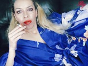 Preview 5 of SMOKING fetish Geisha smoking sexy for your pleasure , POV CIGARETTE -Gabby Cartte