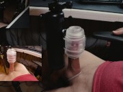 Preview 1 of kummwithme on chaturbate, thehandy milks my swollen cock for every drop