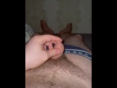 Man masturbating