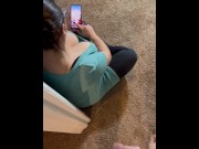 Preview 4 of Cumming on sisters friend again! Don’t know don’t care