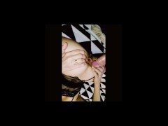 Cuckold husband watches his wife get fucked hard in stretched anal