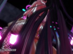 Blue Archive - Dark Skinned Karin Club Riding [MMD 4K UNCENSORED HENTAI]