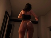 Preview 5 of Away From Home - Part 84 - Sexy Babe Dancing With Her Ass By LoveSkySan