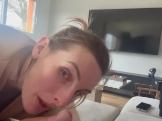 Quiet Blowjob and i Cum in Her MouthWithout Warning