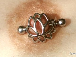 chastity, nipple, babe, jewellery submissive