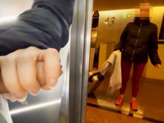 public, in the elevator, blowjob, elevator gangbang